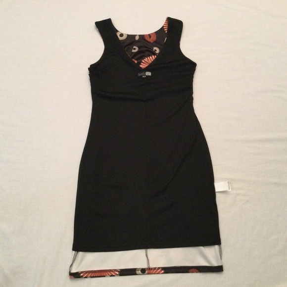 Smashed Lemon Art Deco Sleeveless Dress Size 8 - Picture 7 of 8